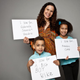 Tanya Van Court and her children, Gabrielle and Hendrix
Courtesy of Tanya Van Court